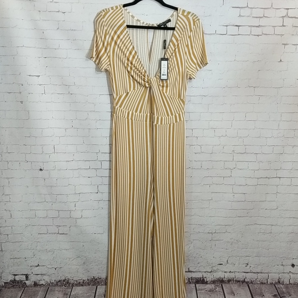ROMEO + JULIET COUTURE Striped Pant Jumpsuit NWT!